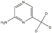 2-Amino-6-(methyl-d3)-pyrazine Struktur