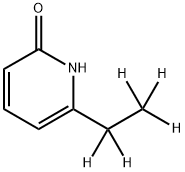 2-Hydroxy-6-(ethyl-d5)-pyridine Struktur