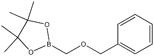 2-(benzyloxymethyl)-4,4,5,5-tetramethyl-1,3,2-dioxaborolane Struktur