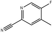 5-fluoro-4-methylpicolinonitrile Struktur