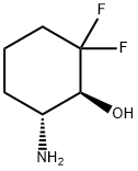 (1S,6R)-6-AMINO-2,2-DIFLUOROCYCLOHEXAN-1-OL Struktur