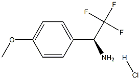 (S)-2,2,2-TRIFLUORO-1-(4-METHOXYPHENYL)ETHANAMINE HCL Struktur