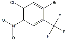 1-bromo-5-chloro-4-nitro-2-(trifluoromethyl)benzene Struktur