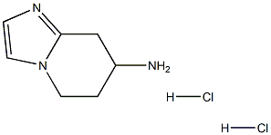 5H,6H,7H,8H-imidazo[1,2-a]pyridin-7-amine dihydrochloride Struktur