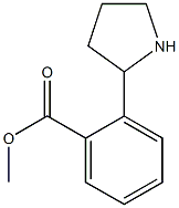 METHYL 2-(PYRROLIDIN-2-YL)BENZOATE Struktur