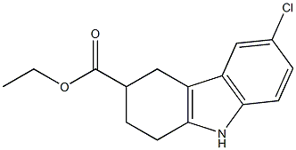 ethyl 6-chloro-2,3,4,9-tetrahydro-1H-carbazole-3-carboxylate Struktur