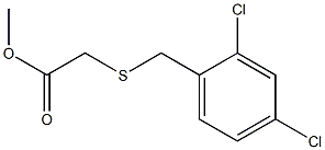 methyl 2-((2,4-dichlorobenzyl)thio)acetate Struktur