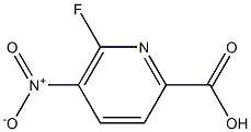 6-Fluoro-5-nitro-pyridine-2-carboxylic acid Struktur