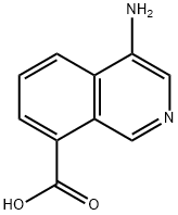 4-amino isoquinoline-8-carboxylic acid Struktur