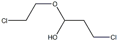 3-Chloro-1-(2-chloroethoxy)propan-1-ol Struktur