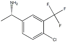 (1S)-1-[4-CHLORO-3-(TRIFLUOROMETHYL)PHENYL]ETHYLAMINE Struktur