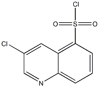 3-chloroquinoline-5-sulfonyl chloride Struktur