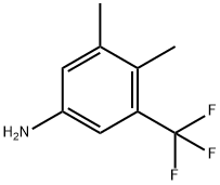 3,4-dimethyl-5-(trifluoromethyl)benzenamine Struktur