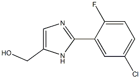 [2-(5-Chloro-2-fluoro-phenyl)-3H-imidazol-4-yl]-methanol Struktur