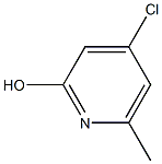 4-chloro-6-methyl-pyridin-2-ol Struktur