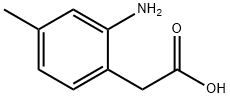 2-(2-Amino-4-methylphenyl)acetic acid Struktur