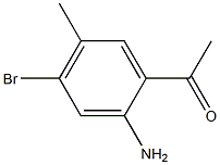 1-(2-Amino-4-bromo-5-methyl-phenyl)-ethanone Struktur