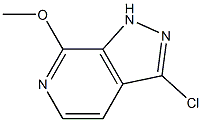 3-Chloro-7-methoxy-1H-pyrazolo[3,4-c]pyridine Struktur