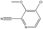 4-Chloro-3-methoxy-pyridine-2-carbonitrile Struktur