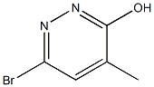 6-bromo-4-methylpyridazin-3-ol Struktur