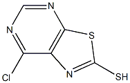 7-Chloro-thiazolo[5,4-d]pyrimidine-2-thiol Struktur