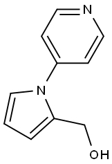 (1-(pyridin-4-yl)-1H-pyrrol-2-yl)methanol Struktur