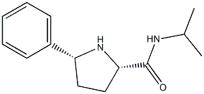 (2S,5R)-N-isopropyl-5-phenylpyrrolidine-2-carboxamide Struktur