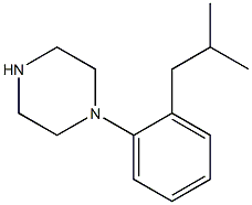 1-(2-isobutylphenyl)piperazine Struktur