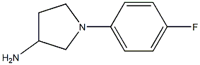 1-(4-fluorophenyl)pyrrolidin-3-amine Struktur