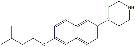 1-(6-(isopentyloxy)naphthalen-2-yl)piperazine