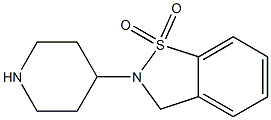 1,1-dioxy-2-(piperidin-4-yl)-2,3-dihydrobenzo[d]isothiazole Struktur