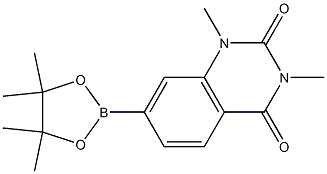 1,3-dimethyl-7-(4,4,5,5-tetramethyl-1,3,2-dioxaborolan-2-yl)quinazoline-2,4(1H,3H)-dione Struktur