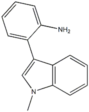 2-(1-methyl-1H-indol-3-yl)aniline Struktur