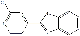 2-(2-chloropyrimidin-4-yl)benzo[d]thiazole Struktur