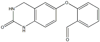 2-(2-oxo-1,2,3,4-tetrahydroquinazolin-6-yloxy)benzaldehyde Struktur