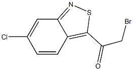 2-bromo-1-(6-chlorobenzo[c]isothiazol-3-yl)ethanone Struktur