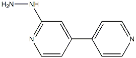 2-hydrazinyl-4,4'-bipyridine Struktur