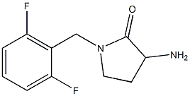 3-amino-1-(2,6-difluorobenzyl)pyrrolidin-2-one Struktur