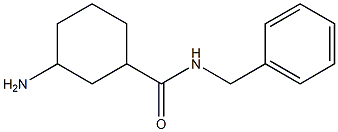 3-amino-N-benzylcyclohexanecarboxamide Struktur