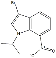 3-bromo-1-isopropyl-7-nitro-1H-indole Struktur