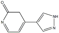 4-(1H-pyrazol-4-yl)pyridin-2(3H)-one Struktur