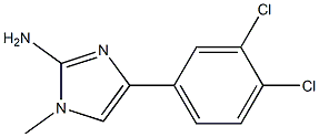 4-(3,4-dichlorophenyl)-1-methyl-1H-imidazol-2-amine Struktur