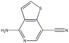 4-aminothieno[3,2-c]pyridine-7-carbonitrile Struktur