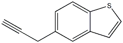 5-(prop-2-ynyl)benzo[b]thiophene Struktur