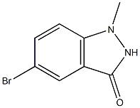 5-bromo-1-methyl-1H-indazol-3(2H)-one Struktur