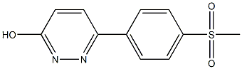 6-(4-(methylsulfonyl)phenyl)pyridazin-3-ol Struktur