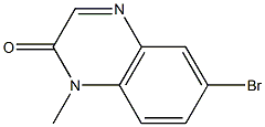 6-bromo-1-methylquinoxalin-2(1H)-one Struktur