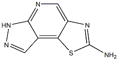 6H-pyrazolo[3,4-b]thiazolo[5,4-d]pyridin-2-amine Struktur