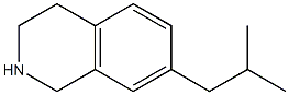 7-isobutyl-1,2,3,4-tetrahydroisoquinoline Struktur