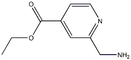 ethyl 2-(aminomethyl)isonicotinate Struktur